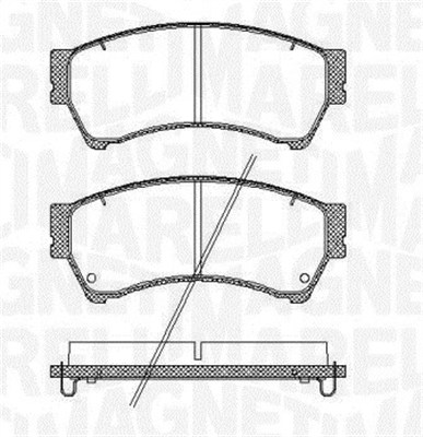 MAGNETI MARELLI Bremseklodser 363916060699 for FORD LINCOLN FORD USA MITSUBISHI MAZDA MAZDA (FAW)