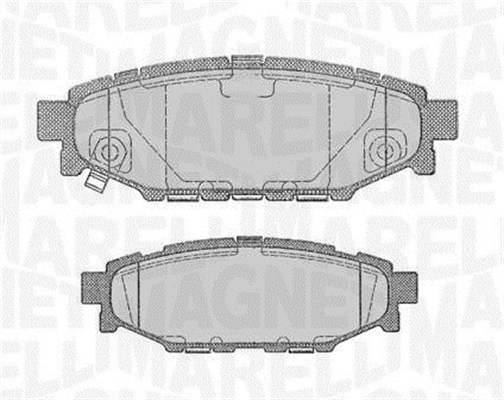 MAGNETI MARELLI Bremseklodser 363916060700 for SUBARU TOYOTA