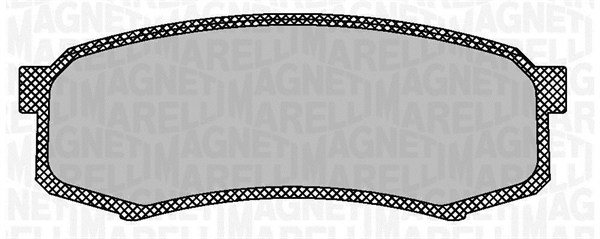MAGNETI MARELLI Bremseklodser 363916060705 for MITSUBISHI TOYOTA
