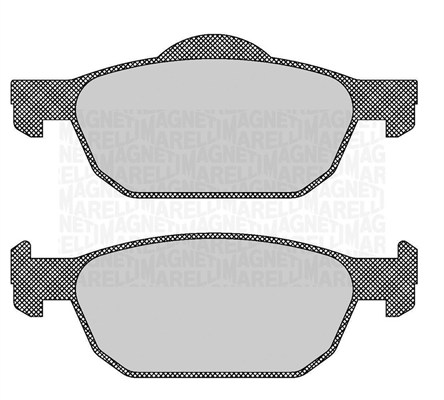 MAGNETI MARELLI Bremseklodser 363916060706 for HONDA