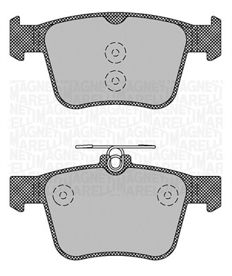 MAGNETI MARELLI Bremseklodser 363916060713 for VW AUDI SKODA