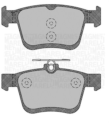 MAGNETI MARELLI Bremseklodser 363916060714 for MG (SAIC) ROEWE (SAIC) VW (SVW) VW AUDI SKODA VAG SKODA (SVW) VW (FAW) AUDI (FAW)