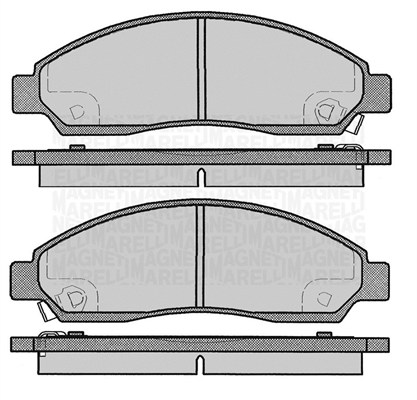 MAGNETI MARELLI Bremseklodser 363916060802 for CHEVROLET ISUZU