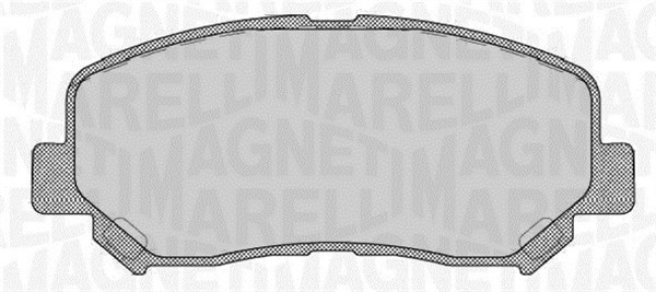 MAGNETI MARELLI Bremseklodser 363916060804 for CHRYSLER JEEP JEEP (GAC FCA)