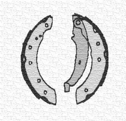 MAGNETI MARELLI Bremsebakke 360219192162 for PEUGEOT RENAULT DACIA
