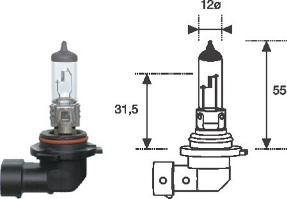 MAGNETI MARELLI Pære 002577300000 HB4 for SKODA BMW MERCEDES-BENZ TOYOTA TOFAS