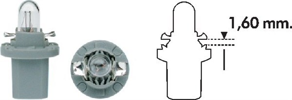 MAGNETI MARELLI Pære 003724100000 for IVECO TOFAS