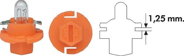 MAGNETI MARELLI Pære 002053300000 for OPEL TOFAS