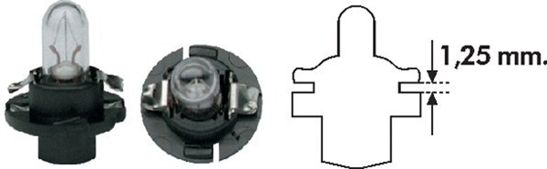 MAGNETI MARELLI Pære 002053000000 for VW/SEAT TOFAS