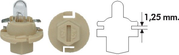 MAGNETI MARELLI Pære 002053200000 for TOFAS