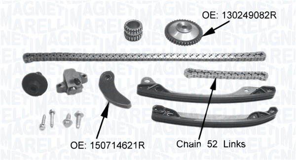 MAGNETI MARELLI Styrekædesæt 341500001360 for RENAULT