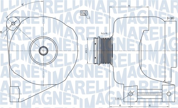 MAGNETI MARELLI Generator 063731673010 for VOLVO