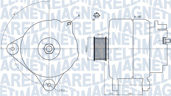 MAGNETI MARELLI Generator 063731866010 for RENAULT