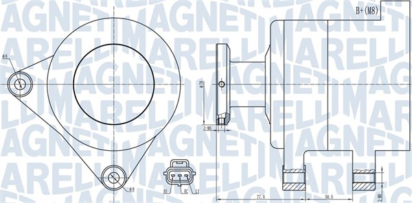 MAGNETI MARELLI Generator 063731999010 for FORD