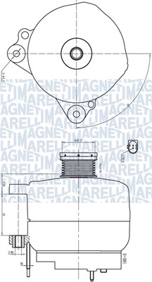 MAGNETI MARELLI Generator 063732190010 for VW