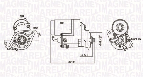MAGNETI MARELLI Starter 063721154010 for TOYOTA