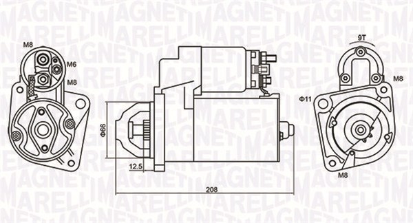MAGNETI MARELLI Starter 063721213010 for FIAT