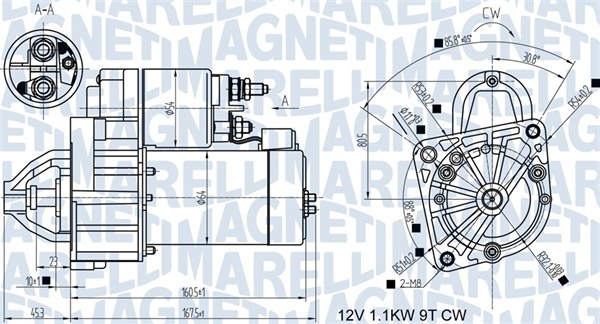 MAGNETI MARELLI Starter 063721345010 for FIAT