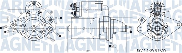 MAGNETI MARELLI Starter 063721407010 for CITROËN/PEUGEOT PEUGEOT TOYOTA