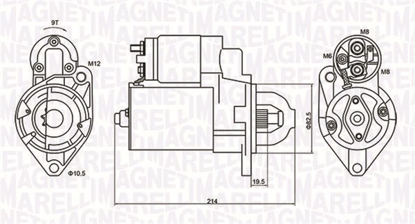 MAGNETI MARELLI Starter 063720879010 for OPEL VAUXHALL DAEWOO CHEVROLET ISUZU