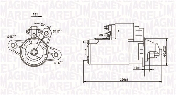 MAGNETI MARELLI Starter 063720977010 for FORD