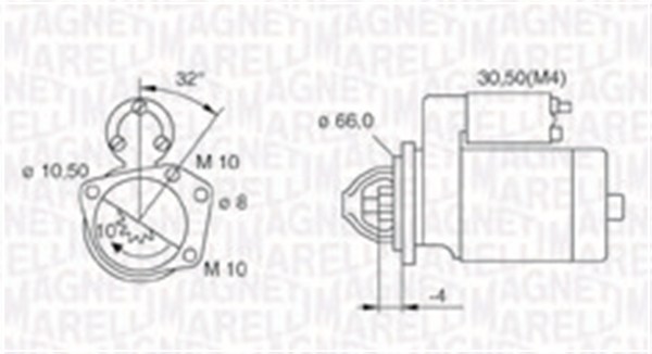 MAGNETI MARELLI Starter 063721207010 for OPEL VOLVO NISSAN RENAULT