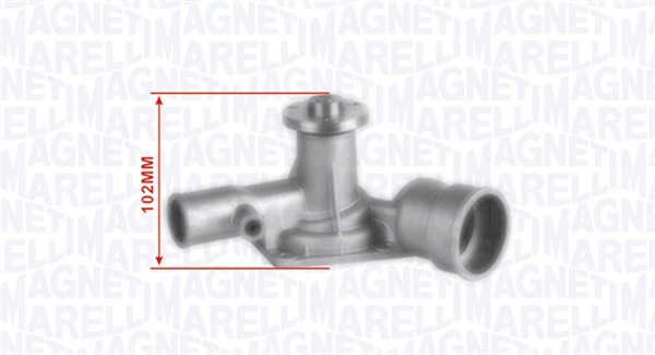 MAGNETI MARELLI Vandpumpe 352316170864 for OPEL