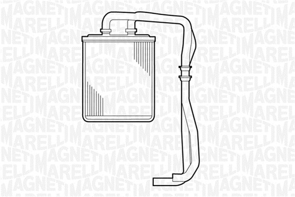 MAGNETI MARELLI Varmeelement, kabinevarme 350218309000 for IVECO