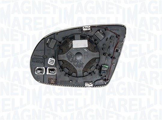 MAGNETI MARELLI Spejlglas, udvendig spejl 182209015400 højre for AUDI
