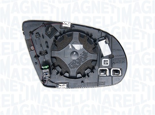 MAGNETI MARELLI Spejlglas, udvendig spejl 182209015500 venstre for AUDI