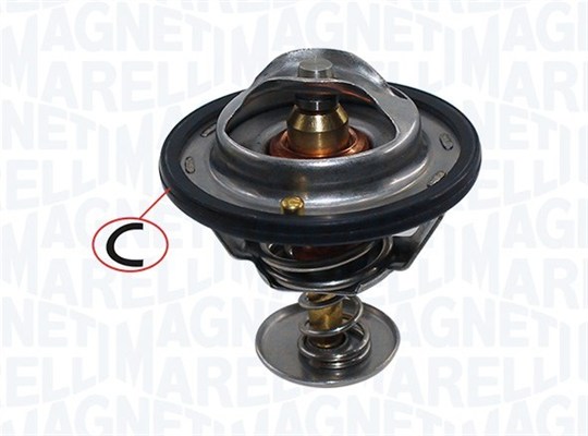 MAGNETI MARELLI Termostat, kølemiddel 352317004450 for PEUGEOT SMART FIAT MAZDA MERCEDES-BENZ MITSUBISHI PROTON NISSAN TOYOTA LEXUS
