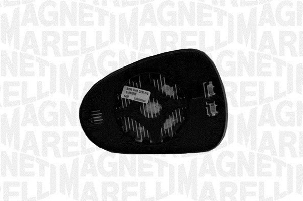 Spejlglas, udvendig spejl, MAGNETI MARELLI, venstre, b.la. til Seat