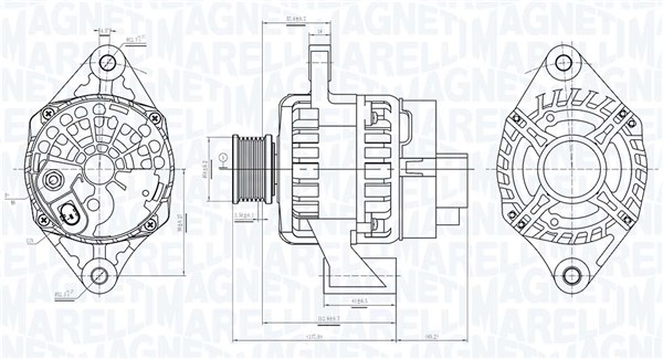 MAGNETI MARELLI Generator 063736094010 for FIAT