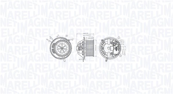 MAGNETI MARELLI Kabineblæser 069412760010 for BMW