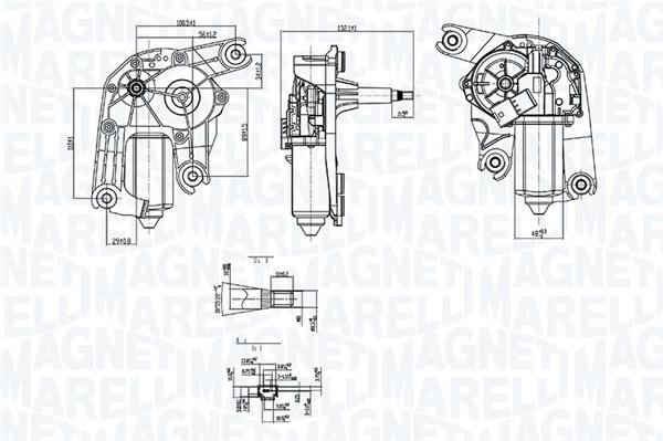 MAGNETI MARELLI Viskermotor 064074000010 bag for CITROËN/PEUGEOT