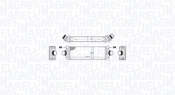 MAGNETI MARELLI Ladeluftkøler 351319206050 for FORD