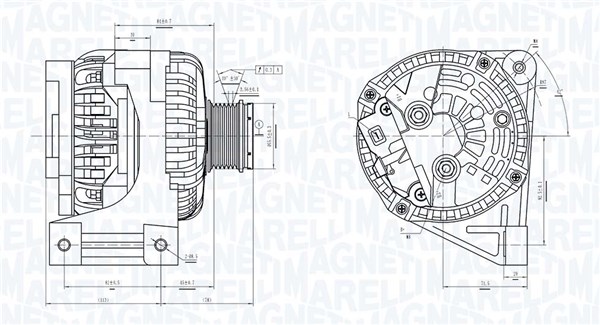 MAGNETI MARELLI Generator 063731439010 for VOLVO
