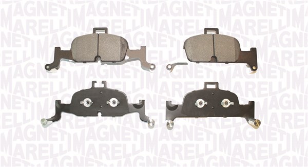 MAGNETI MARELLI Bremseklodser 363916061278 for VW AUDI