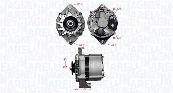 MAGNETI MARELLI Generator 063730099010 for OPEL