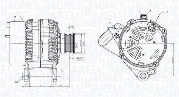 MAGNETI MARELLI Generator 063730733010 for VW