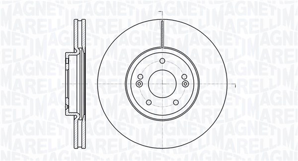 MAGNETI MARELLI Bremseskive 361302040752 321mm 28mm for HYUNDAI