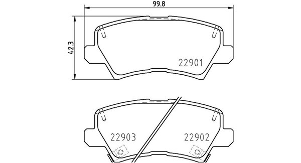 MAGNETI MARELLI Bremseklodser 363700430111 for KIA