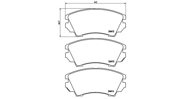 MAGNETI MARELLI Bremseklodser 363700559055 for OPEL CHEVROLET (SGM) ROEWE (SAIC) GENERAL MOTORS GMC BUICK (SGM) CHEVROLET VAUXHALL