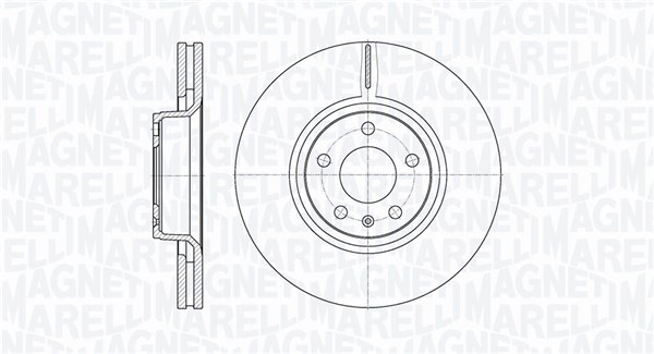 MAGNETI MARELLI Bremseskive 361302040132 321mm 30mm for AUDI