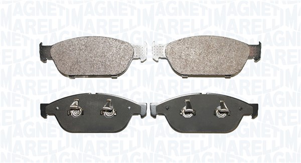 MAGNETI MARELLI Bremseklodser 363916061274 for AUDI