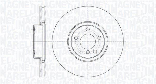 MAGNETI MARELLI Bremseskive 361302040761 348mm 30mm for BMW