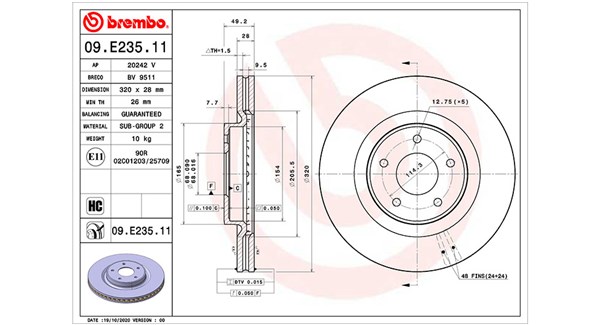 MAGNETI MARELLI Bremseskive 360406173101 indvendig ventileret 320mm 28mm for NISSAN INFINITI