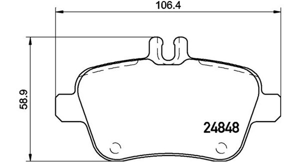 MAGNETI MARELLI Bremseklodser 363700450135 for MERCEDES-BENZ NISSAN INFINITI
