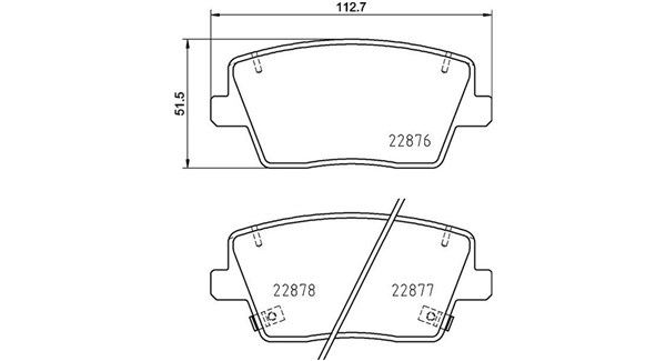 MAGNETI MARELLI Bremseklodser 363700430112 for HYUNDAI