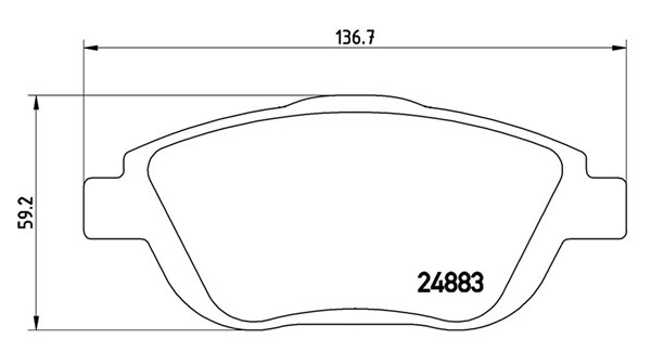 MAGNETI MARELLI Bremseklodser 363700561103 for DS VAUXHALL CITROËN PEUGEOT OPEL